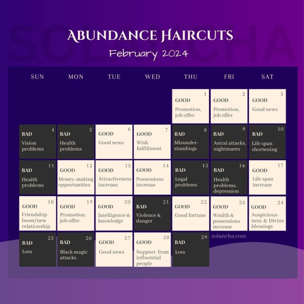 Abundance Haircuts in February 2024 Image